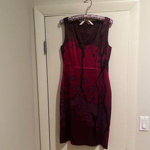 Purple Silk Elie Tahari Dress